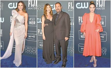 Brillan en tonos y estilo en los Critics´Choice