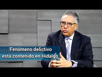 “El fenómeno delictivo está contenido”: Procurador de Hidalgo