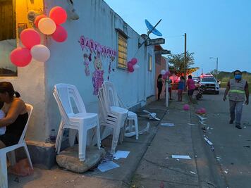 Conductor ebrio pasa por encima de 10 invitados en Baby Shower de Coatzacoalcos