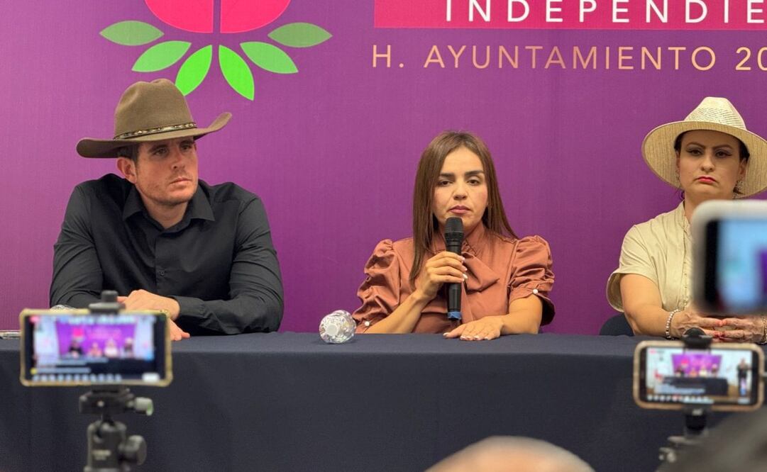 Grecia Quiroz reconoce que recibió amenazas un día antes de asumir su cargo como alcaldesa de Uruapan (13/11/2025). Foto: Carlos Arrieta / EL UNIVERSAL