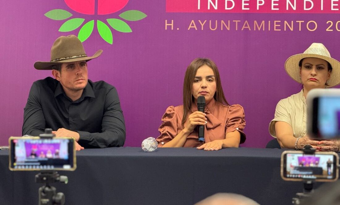 Grecia Quiroz reconoce que recibió amenazas un día antes de asumir su cargo como alcaldesa de Uruapan (13/11/2025). Foto: Carlos Arrieta / EL UNIVERSAL