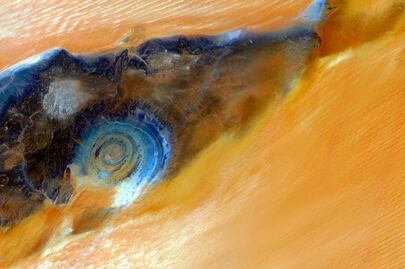 El Ojo del Sahara: descubre qué es esa extraña formación 