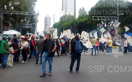 Campesinos bloquean Municipio Libre y Cuauhtémoc