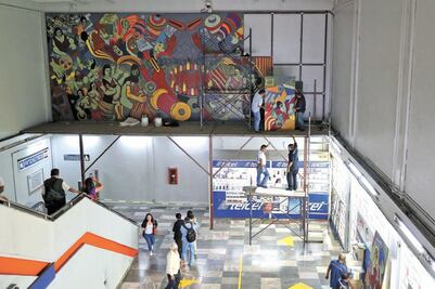 Recuerdan con mural a costureras muertas en sismo del 19-S