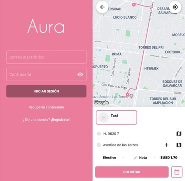 Estudiante crea app de taxis exclusiva para mujeres en Ciudad Juárez