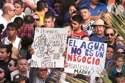 Congreso abroga ley de aguas