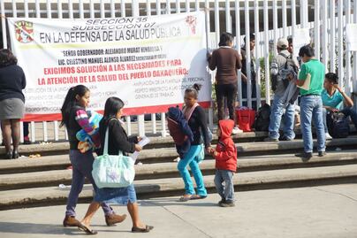 400 pacientes sin servicio por paro de labores en hospital de Oaxaca