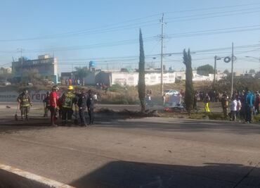 Bloquean la autopista México-Puebla por desaparición de un hombre