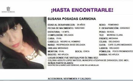 Encuentran muerta a Susana, salió a buscar trabajo y no regresó a casa en Atizapán