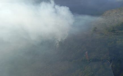 Reportan controlado al 90% incendio forestal en límites de Puebla y Tlaxcala; siniestro quedará liquidado en las próximas horas: Protección Civil