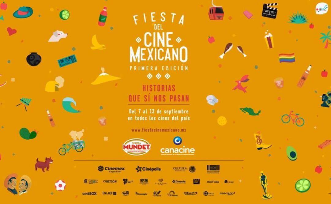 Fiesta del Cine Mexicano será del 7 al 13 de septiembre. Foto: especial 