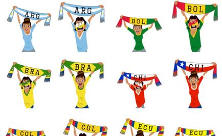 Facebook lanza stickers para la Copa América