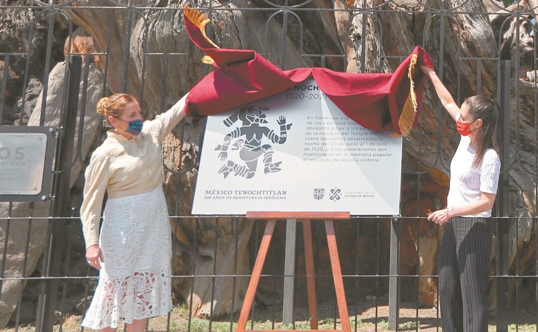 Beatriz Gutiérrez Müller y Claudia Shainbaum. Foto: Mario Guzmán. EFE