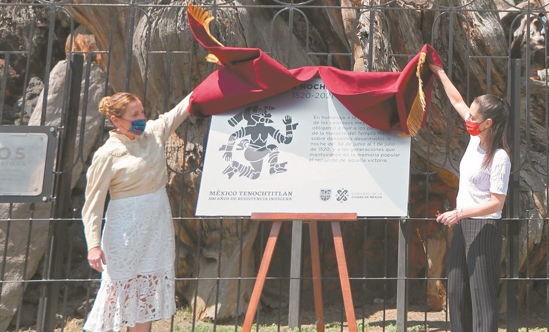 Beatriz Gutiérrez Müller y Claudia Shainbaum. Foto: Mario Guzmán. EFE