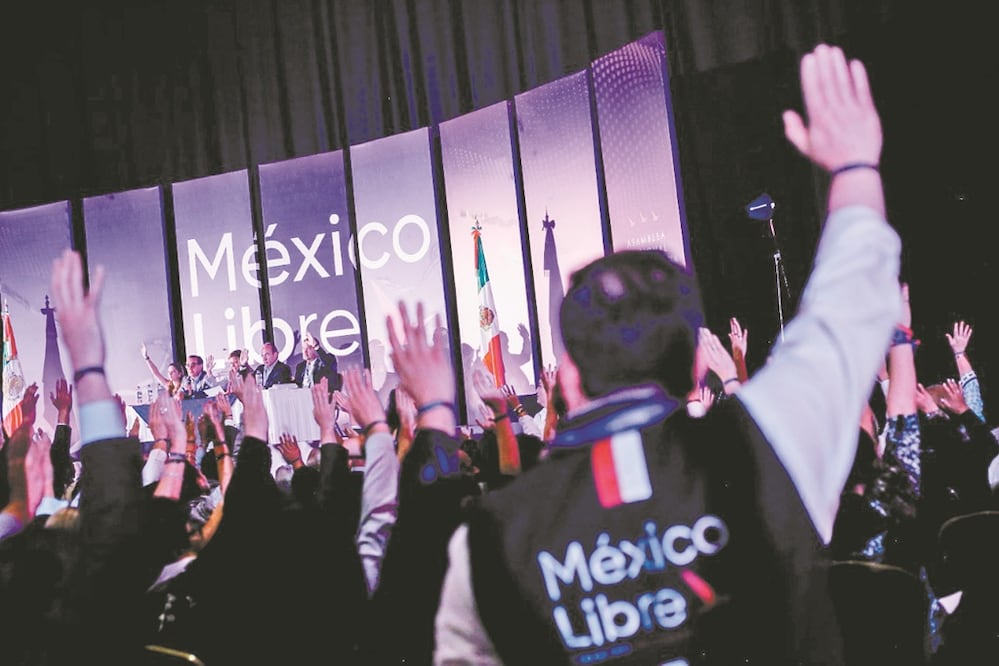 Con el sufragio. El expresidente Felipe Calderón dijo que pretende ganar las elecciones de 2021 con México Libre. ARCHIVO EL UNIVERSAL 