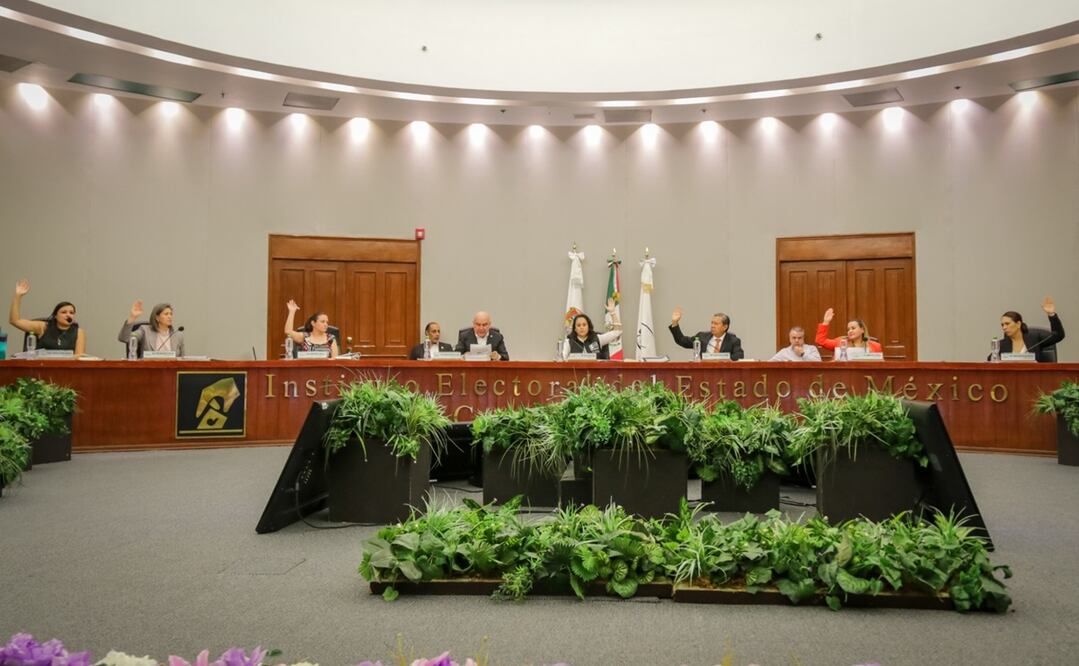 Consejo General del Instituto Electoral del Estado de México. Foto: Especial