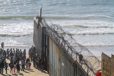 Olga Sánchez Cordero se reúne con la secretaria de Seguridad de EU