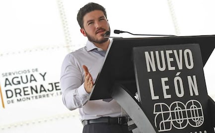 Samuel García garantiza abasto de agua con tanque de almacenamiento en Nuevo León