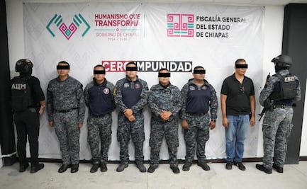 Ya suman seis policías de la Fuerza Pakal detenidos por tablear a detenido; están acusados de abuso de autoridad