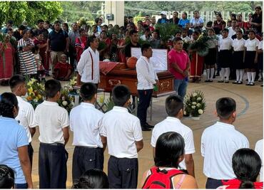 “Que el pueblo se levante y exija justicia”; despiden a entrenador de niños triquis asesinado en Oaxaca