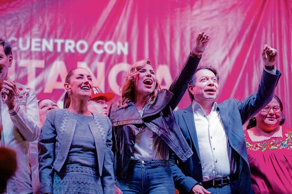 En el Teatro Million Dollar, en Broadway, Claudia Sheinbaum enfatizó que México ya cambió. Foto: Especial