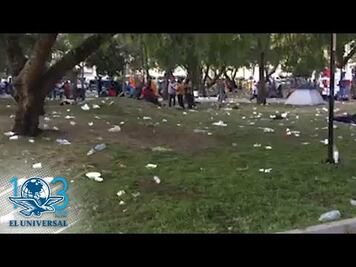 Dejan peregrinos 480 toneladas de basura en su camino a la Basílica