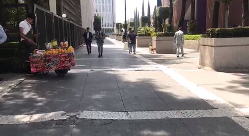 Cerca de los Tribunales se nota la ausencia de mujeres comerciantes