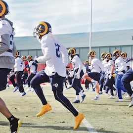 Los Rams gozan como primerizos