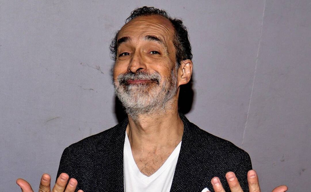 Bruno Bichir, durante una conferencia de prensa para hablar sobre la obra "Réquiem" en el Foro Shakespeare de la Ciudad de México.
Clasos/foto/Alfonso Manzano.