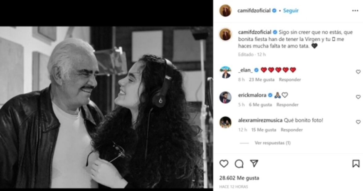 Así recordó Camila Fernández al “Charro de Huentitán” a un año de su partida