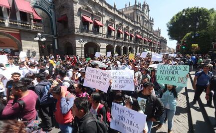 Se extienden protestas estudiantiles en Puebla 