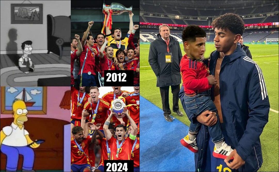 España levantó la Eurocopa 2024al derrotar a Inglaterra y se ganó los mejores memes / FOTO: ESPECIAL