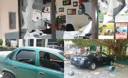 Vandalizan edificio de Secretaría de Educación estatal en Chiapas