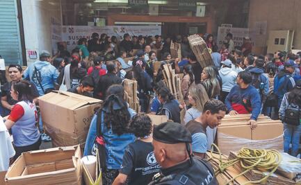 “Sólo nos permitieron guardar las cosas en cajas y bolsas”, dicen comerciantes de Plaza Izazaga
