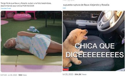 Rosalía y Rauw Alejandro "truenan" y desatan memes sobre C. Tangana y Julian Casablancas  