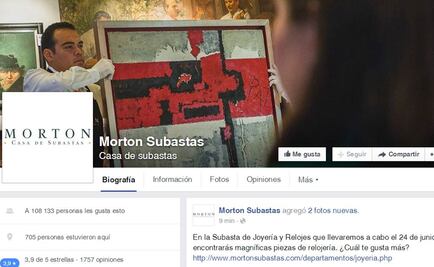Morton Casa de Subastas advierte sobre página falsa