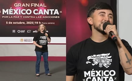 “México Canta” llegó a la mañanera: Sheinbaum celebra el talento juvenil rumbo a la final