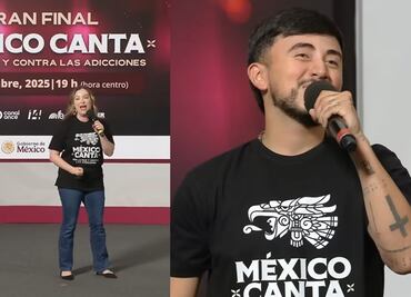 “México Canta” llegó a la mañanera: Sheinbaum celebra el talento juvenil rumbo a la final