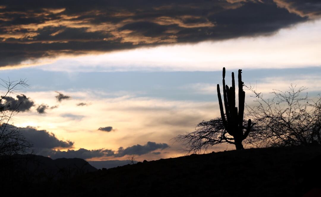 Vista del desierto de La Tatacoa, en el departamento de Huila, Colombia. Foto: EFE/Mauricio Dueñas Castañeda
