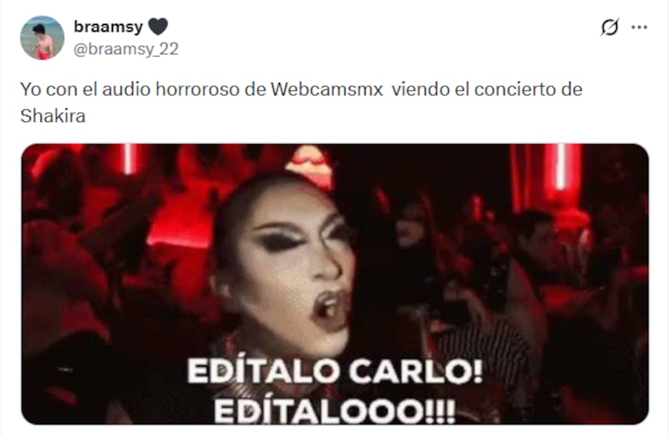 Memes del concierto gratuito de Shakira en el Zócalo. Foto: X