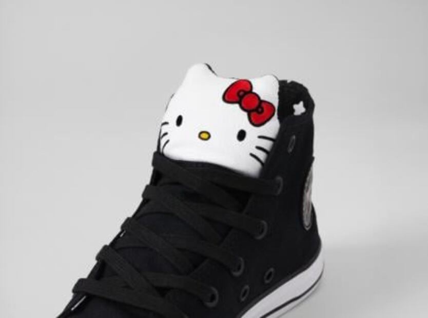 Así son los nuevos modelos de Converse x Hello Kitty