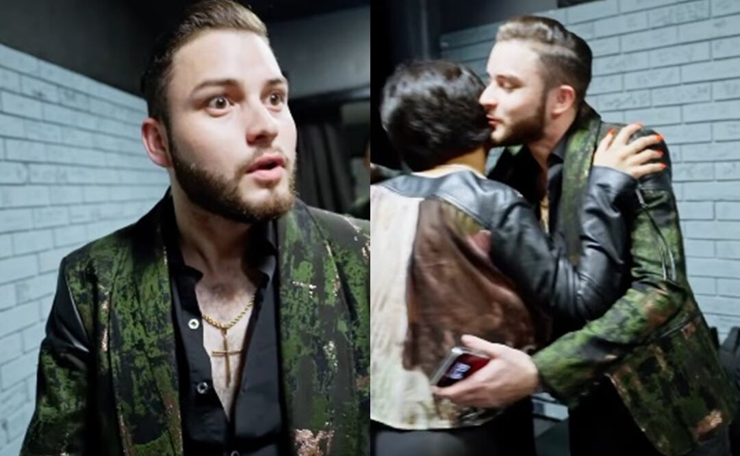 Ángela Aguilar saluda a cantante de La Adictiva. Captura.