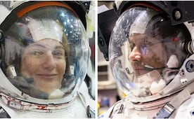 Astronautas inician caminata para preparar nuevos paneles solares en la Estación Espacial Internacional; operación dura 6 horas