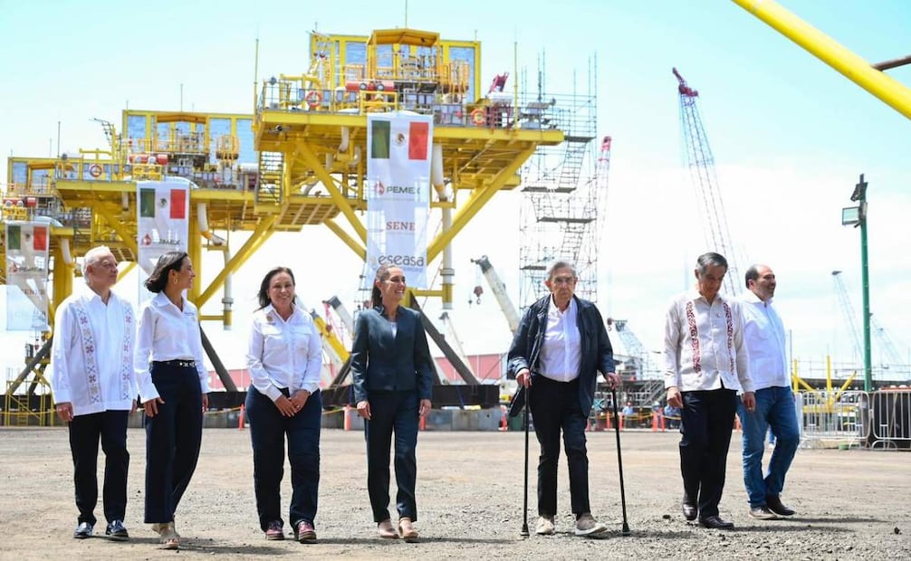 Ceremonia por el 88 aniversario de la expropiación petrolera que encabeza la presidenta Claudia Sheinbaum este 18 de marzo de 2026. Foto: Presidencia
