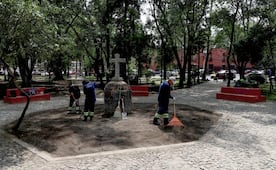 Rehabilitan Plaza de la Conchita en Coyoacán; tendrá nuevo jardín polinizador 