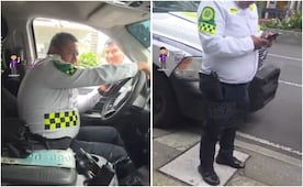 Hombre exhibe presunto intento de extorsión en calles de CDMX por infracción; esto respondió la SSC