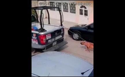 VIDEO: Investigan a policías por arrastrar a un perro desde una patrulla en Tuxtla Gutiérrez, Chiapas