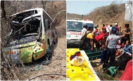 Volcadura de camión de pasajeros deja 40 lesionados en Morelos