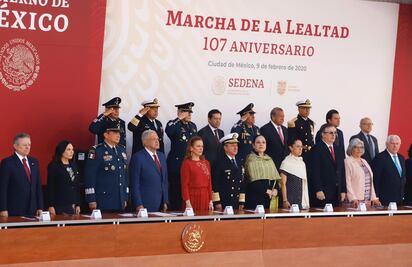 AMLO encabeza el 107 Aniversario de la Marcha de la Lealtad