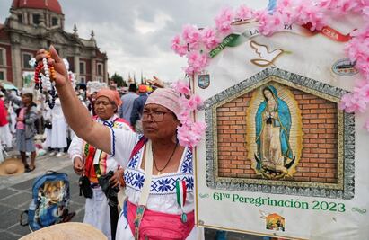 De Querétaro a la Basílica de Guadalupe; la fuerza de las peregrinas que caminan con fe: FOTOS